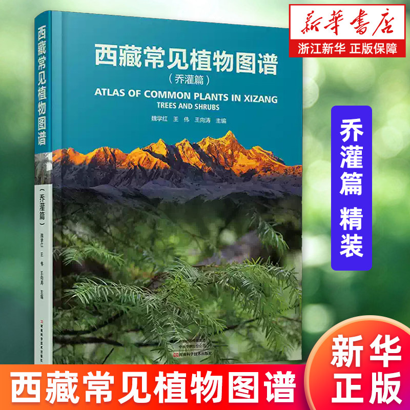 【新华书店旗舰店】西藏常见植物图谱.乔灌篇 精装 魏学红//王伟//王向涛 9787572514357 正版书籍