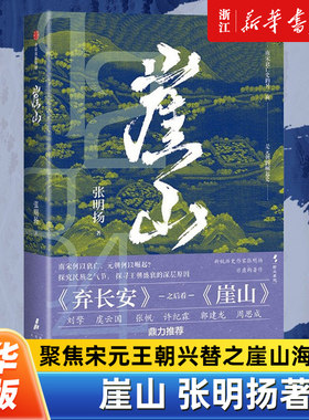 崖山 张明扬著 聚焦宋元王朝兴替之崖山海战 剖析中国历史大变局 12座城池50年战争 刻画宋衰元兴完整故事脉络 刘擎推荐