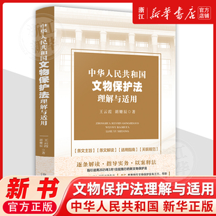 中华人民共和国文物保护法理解与适用王云霞、胡姗辰9787521651447司法实务
