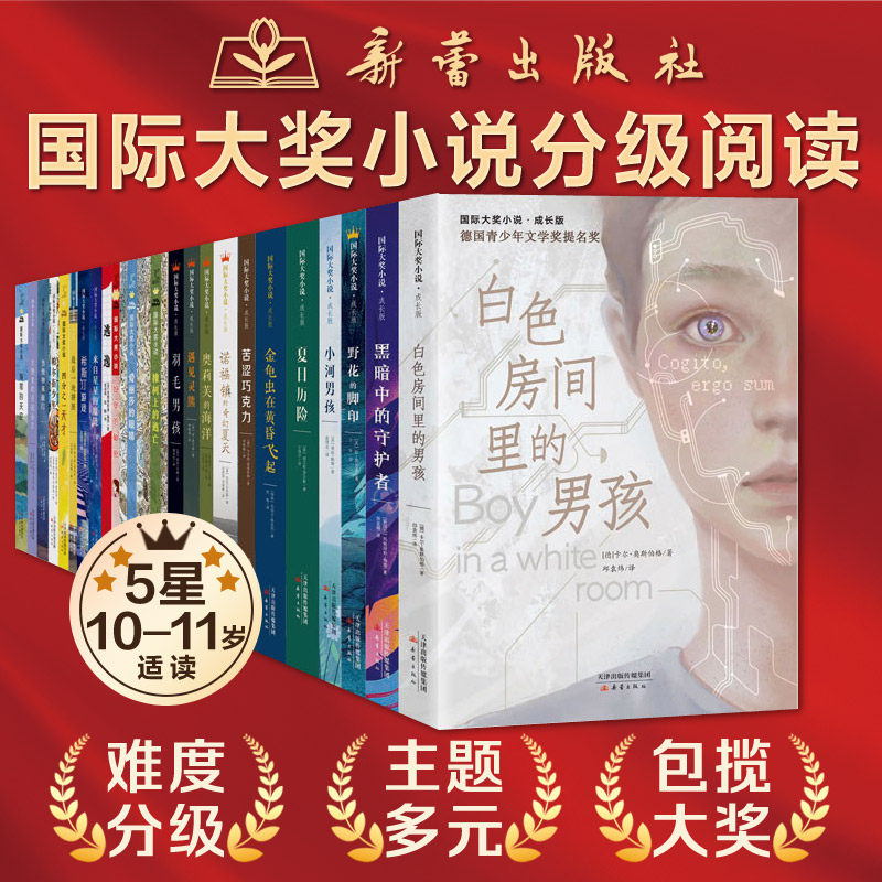 国际大奖小说书系·分级阅读5星 小河男孩 古堡里的月亮公主 夏日历险 儿童青少年小学生三四五六年级课外阅读书 新蕾出版社