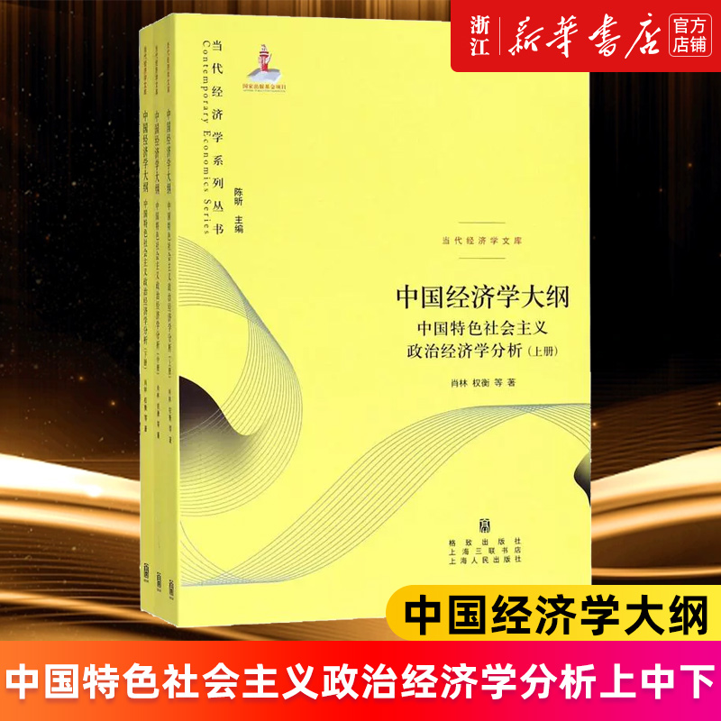 中国经济学大纲正版书籍新华官网
