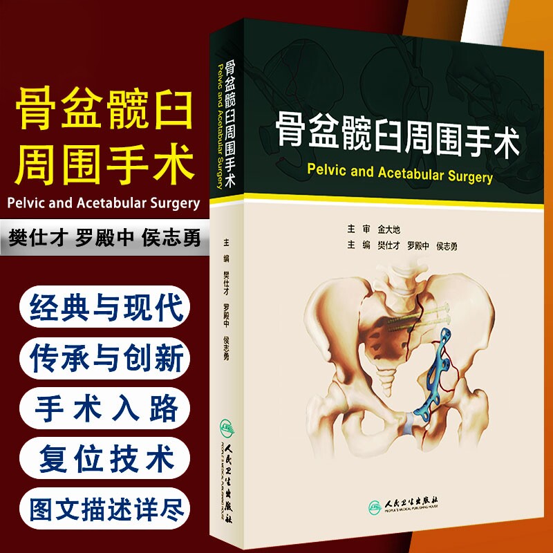 骨盆髋臼周围手术 环骨盆周围的解剖学及生物力学治疗骨盆基本机构功能骨盆髋臼骨折髋关节外科脱位技术9787117315364