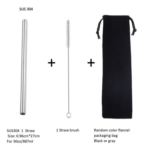 适用STANLEY保温杯40OZ高硼硅透明玻璃吸管耐热耐用防口红赠管刷