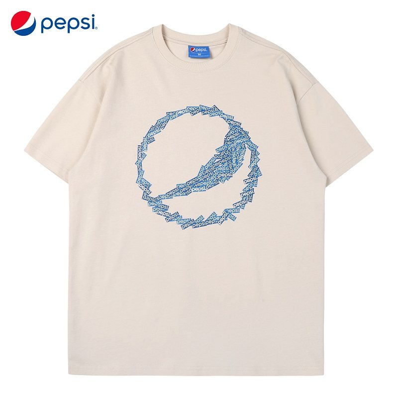 pepsi百事正品2026夏季新品冰感字母印花休闲宽松简约圆领短袖T恤