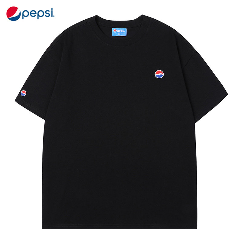 pepsi百事冰感男装2026夏季新款正品短袖男休闲圆领情侣纯棉t恤女