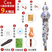 葫芦丝乐器初学C调降B调小学生儿童成人初学者入门胡芦丝仿青花C