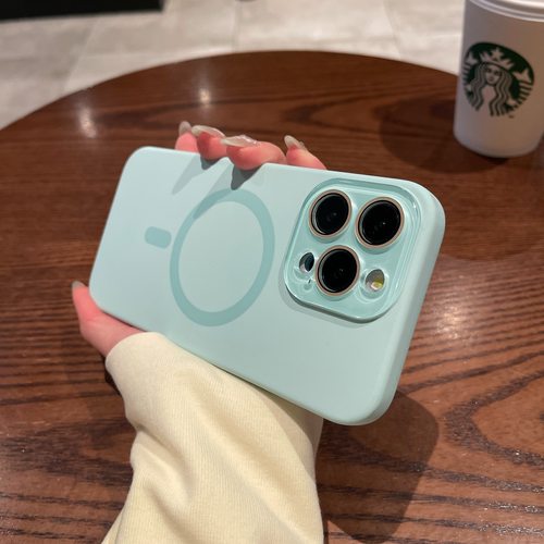 苹果iPhone液态硅胶简约磁吸式