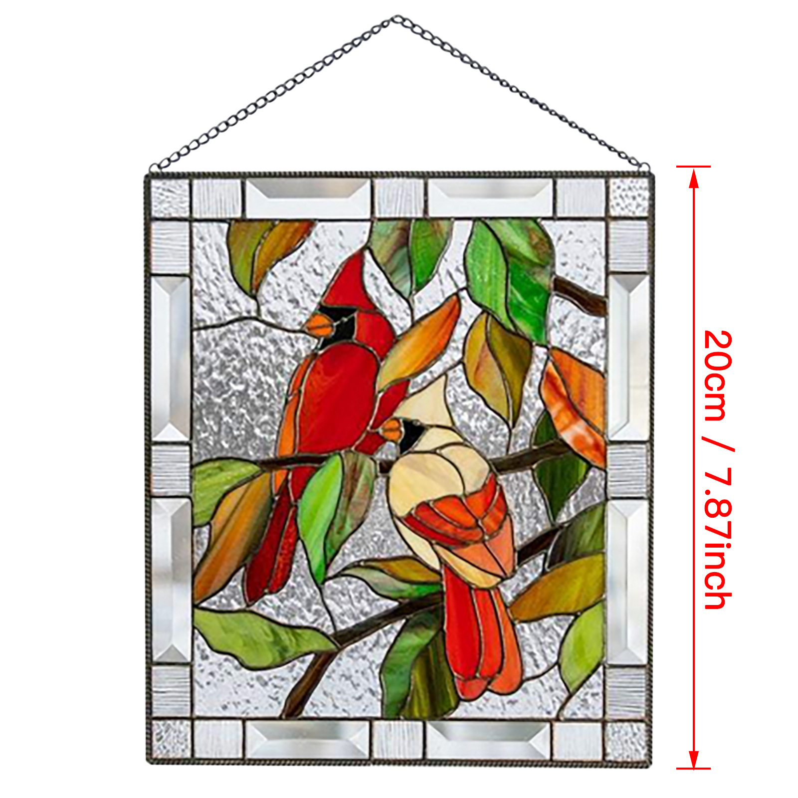 Bird Species Stained Pendant仿真鸟类挂件庭院花园林装饰品挂件