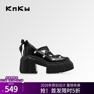 时尚 甜美风玛丽珍26新款 法式 厚底小皮鞋 knkw春上新专场549元