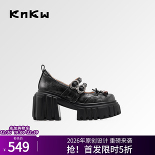 浅口单鞋 新款 26春季 复古粗跟玛丽珍女鞋 knkw春上新专场549元