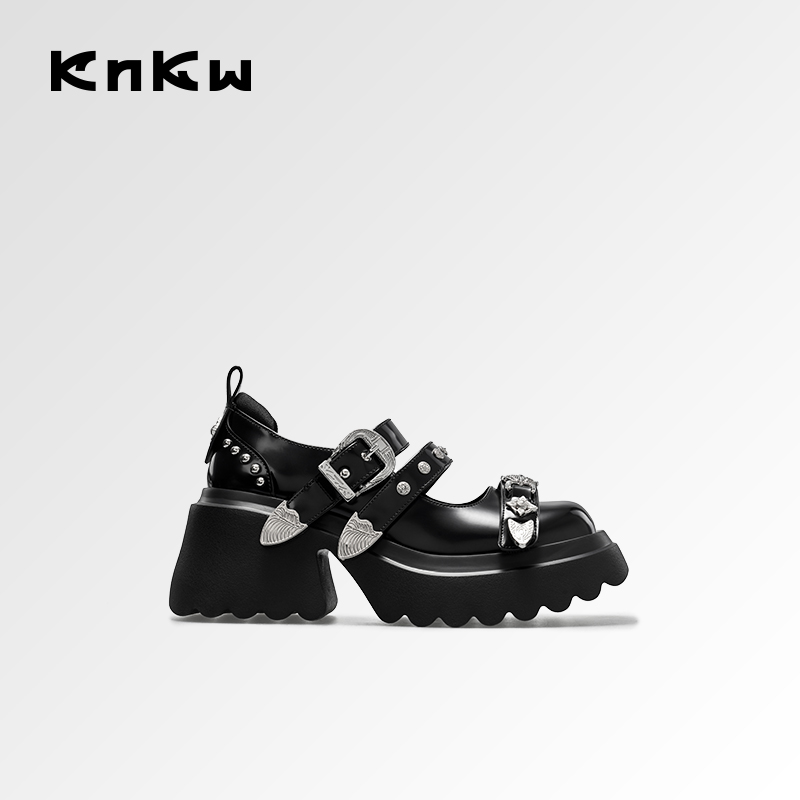 knkw双扣魔术贴巴洛克饰扣玛丽珍