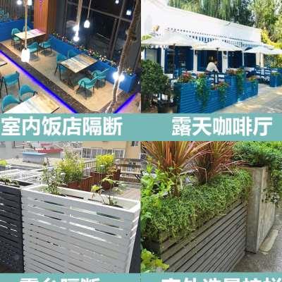 新款箱防RSJ腐餐厅隔断花架木栅栏花盆花槽围栏木户实外木花客厅