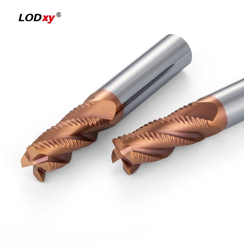 钨钢合金铣刀粗皮刀波纹玉米铣刀CNC数控刀具4/6/8/10/12开粗刀