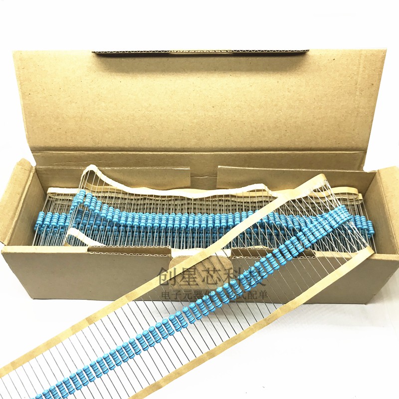 插件金属膜电阻 1W 1% 470R 510R 560R 620R 680R 750R全新多规格