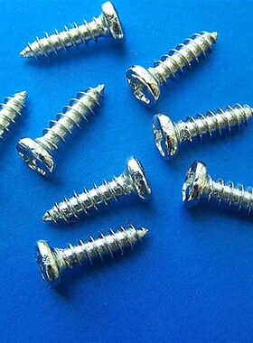 小螺丝 十字圆头尖尾自攻螺钉PA2*4/5/6/7/8/10/12mm 10000pcs