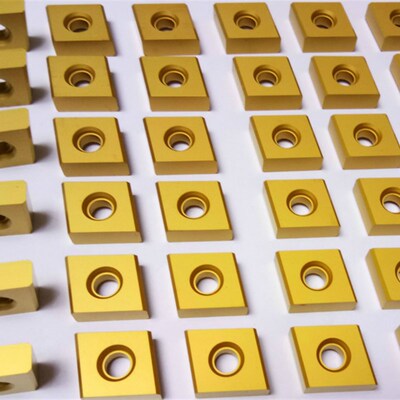 玉米铣刀片/曲轴刀片立装铣刀片 YS30 YC30S CNE454黄色黑色涂层