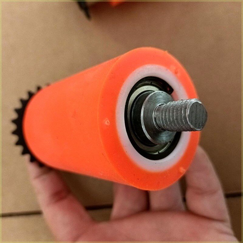 封边机配件大全红色实心红轮封边条送带轮封修一体机红轮专用配件