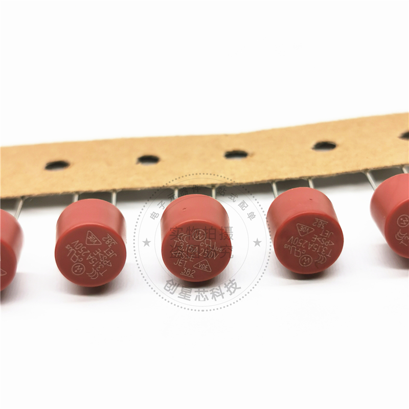 382圆形慢断保险丝 250V T0.5A 1 2 3.15 4 5 6.3 8 10A 8*8 圆柱