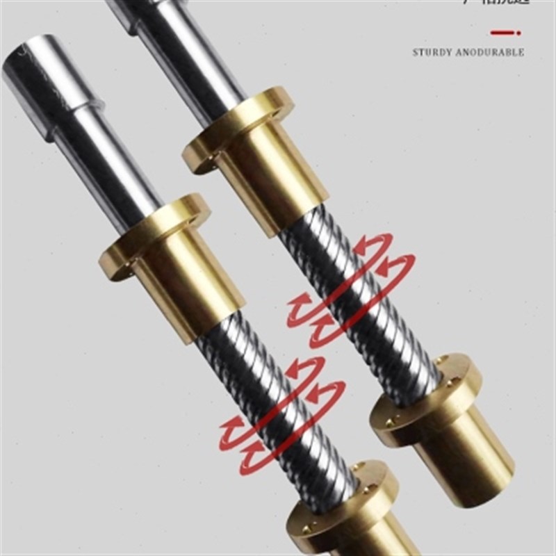 梯形丝杆加工定做螺杆T20 28 30 100不锈钢丝杠多头大螺距T型丝杆