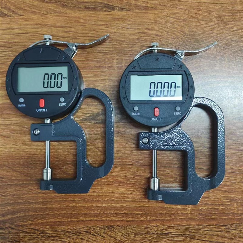 SD201千分测厚规数显百分表厚度表高度规半径规微米测厚仪带通讯