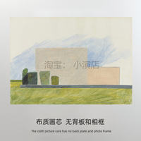 David Hockney oil painting Print core living Room Study painting Spray painting canvas thumbnail 5