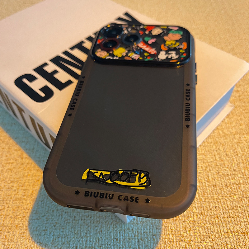 镜头m保护~卡通男女孩适用iPoneiPhone13h15pro手机壳15promax苹果15可爱14少女心p14romax个性13全包13proax