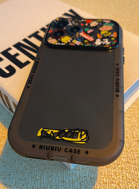 镜头m保护~卡通男女孩适用iPoneiPhone13h15pro手机壳15promax苹果15可爱14少女心p14romax个性13全包13proax