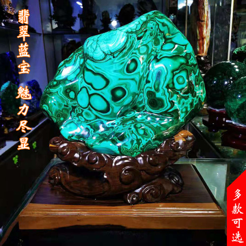 天然翡翠原石摆件装饰品测试推荐