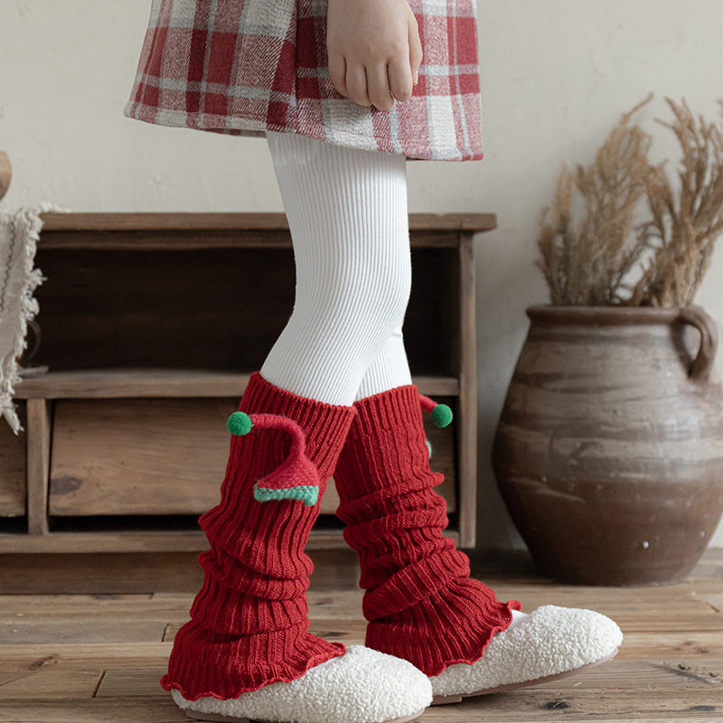 秋冬新款儿童袜套女童加厚圣诞长筒袜女宝宝新年保暖堆堆护膝腿套,童装/婴儿装/亲子装,防抓手套/护脚/护膝,淘宝优惠券,粉丝福利购,淘宝优惠卷