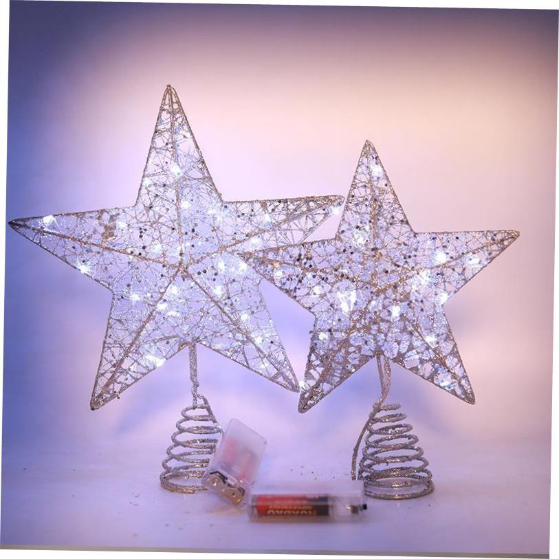 New Tree Top Star LED Christmas Tree Prop with Light0