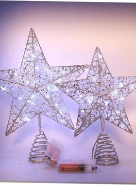 New Tree Top Star LED Christmas Tree Prop with Light0