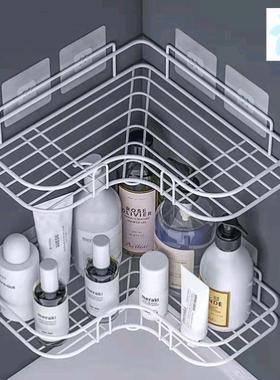 Kitchen Shelf Bathroom Accessories Punch Free Corner Rack