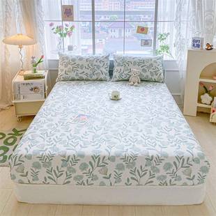 cotton bed fitted sheet mattress protector cover single 床笠