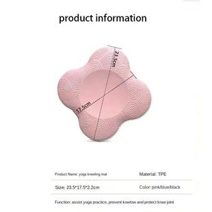 Yoga kneeling mat thickened flat support mat knee pad portab