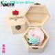 soap flower valentine wooden gift rose day box men and