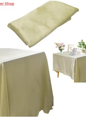 Rectangle Table Cloth Satin Tablecloth Overlays Wedding Chri
