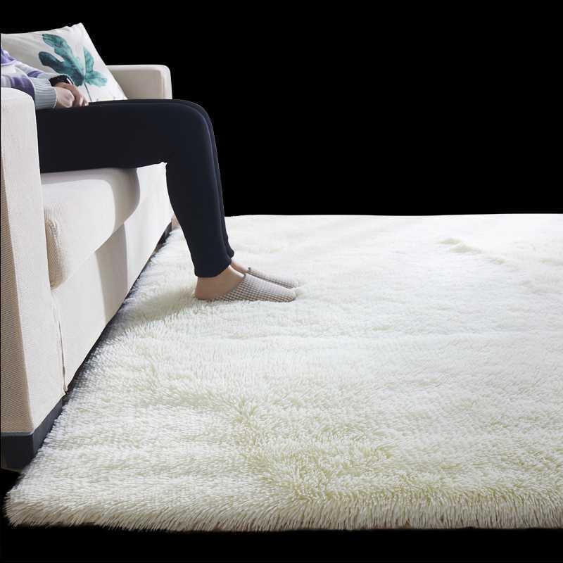 Nordic living room tea table  bedside mat blanket