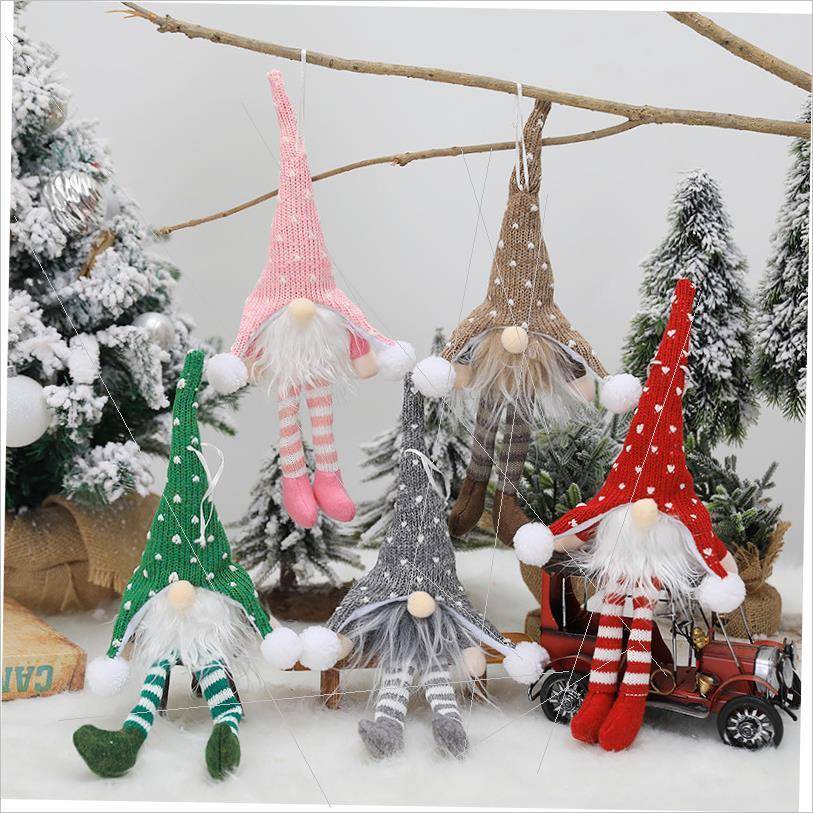 Forest man figure LED Christmas tree pendant with lights夜灯