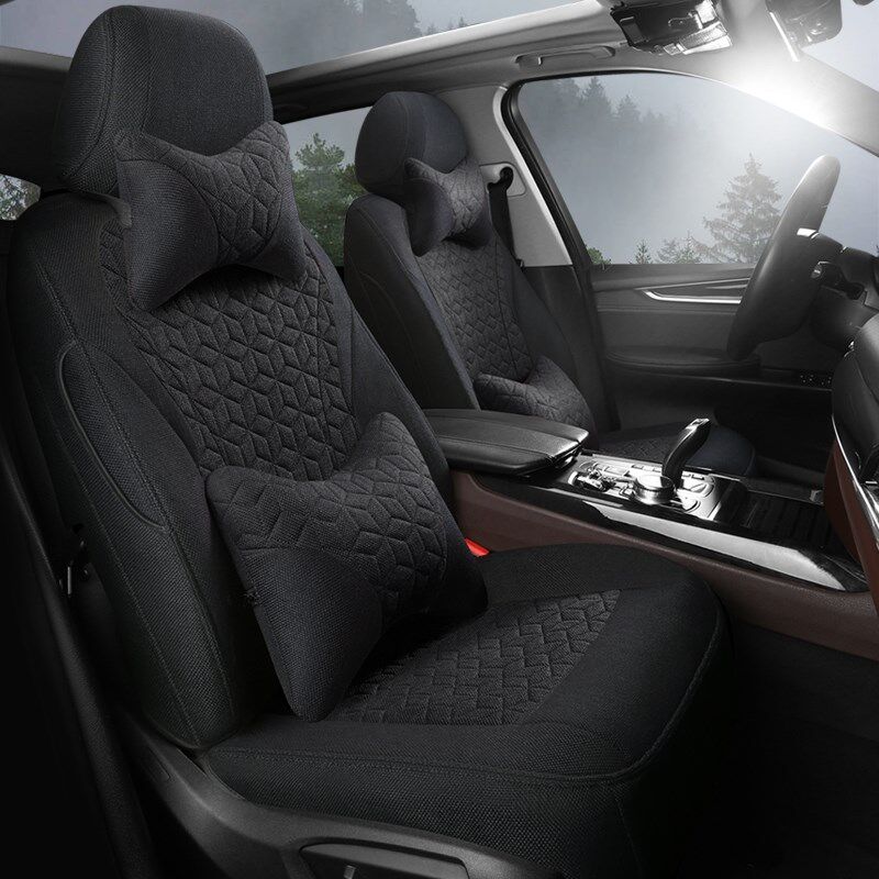 奥迪a6l/a7l全包围汽车坐垫au8l/q5lq3座套q7Q8/a4l专用亚麻座椅