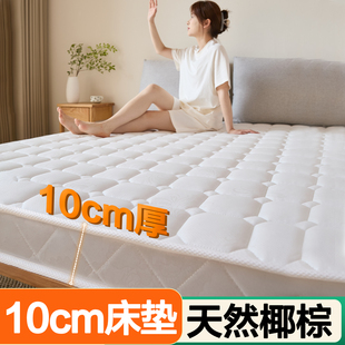 10cm床垫棕垫天然椰棕榈偏硬质护脊纯租房专用乳胶折叠180x200薄