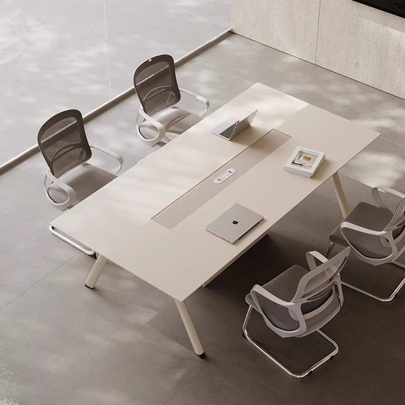 会议桌现代简约洽谈桌椅组合