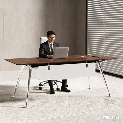 老板办公桌简约现代轻奢