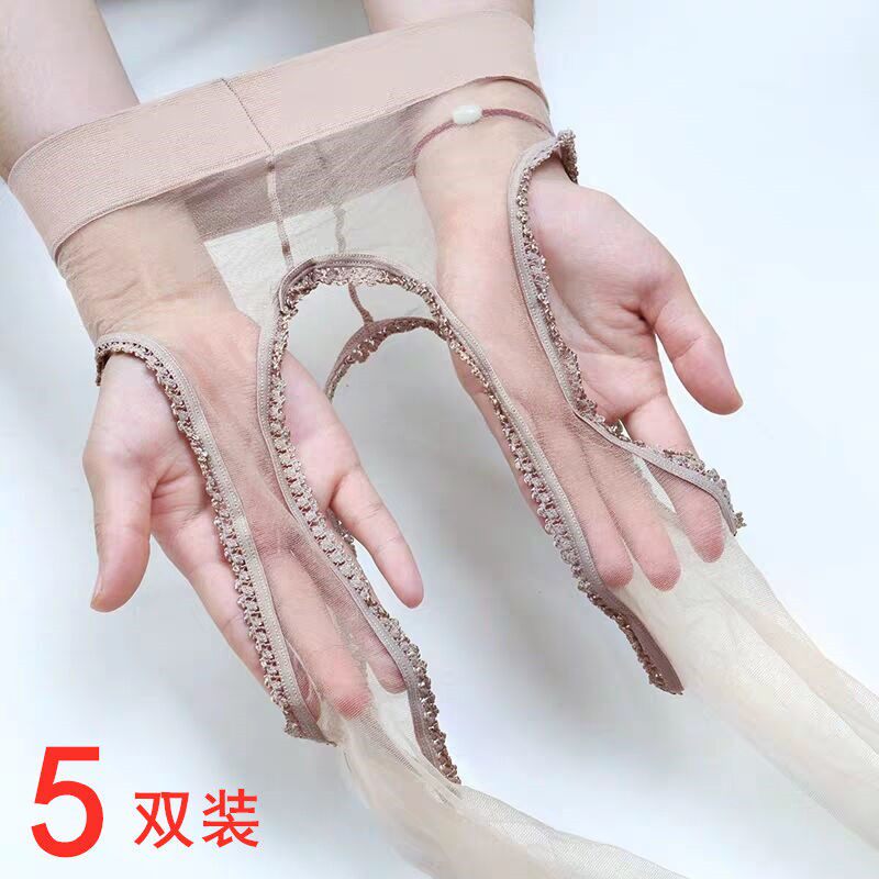 四面开档日单10d薄天鹅绒高弹力不掉档 免脱档部雕空性感连裤袜