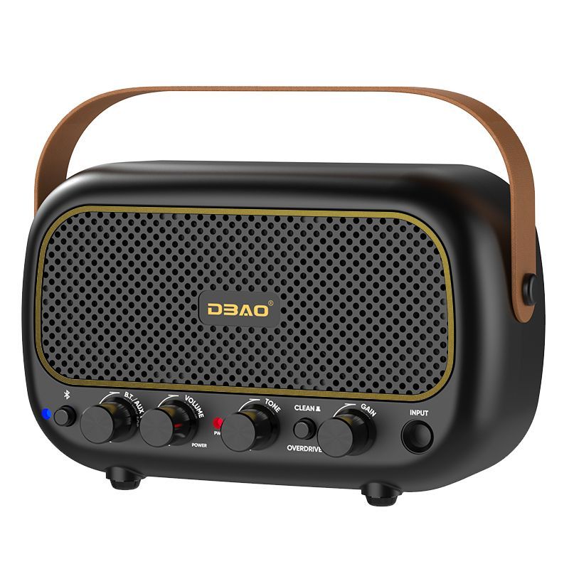 DBAO迷你电吉他音箱音响双通道蓝牙便携户外宿舍小音箱可充电