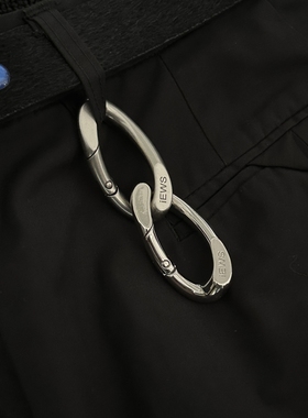 ironworks原创古巴扣金属质感钥匙扣小众异形设计汽车钥匙包挂扣