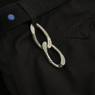 ironworks原创古巴扣金属质感钥匙扣小众异形设计汽车钥匙包挂扣