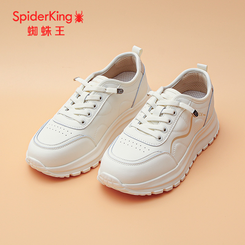 蜘蛛王运动小白鞋25年秋季新款