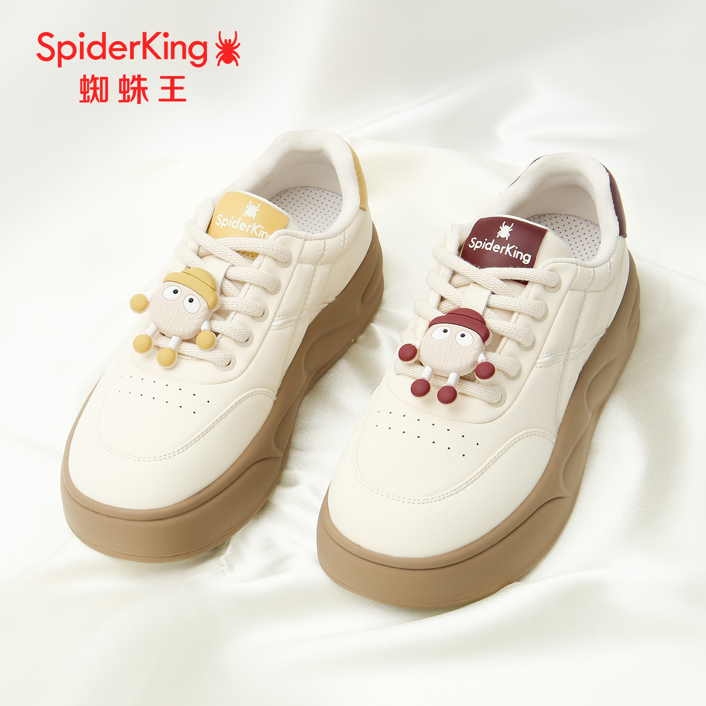 蜘蛛王休闲女板鞋秋季新款