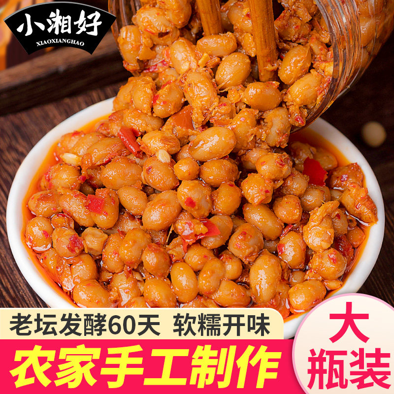 香辣腊八豆下饭菜湖南特产咸菜