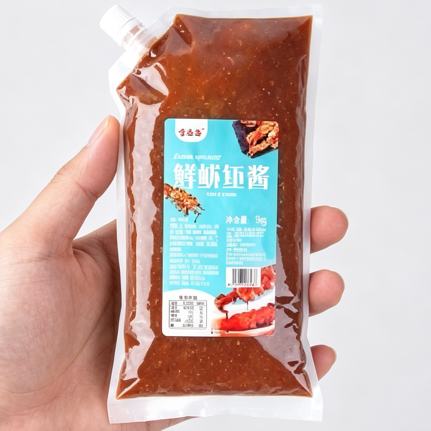 雪洛洛铁板鱿鱼酱料铁板烧烤鱿鱼秘制配方铁板鸭肠酱料烧烤刷料酱